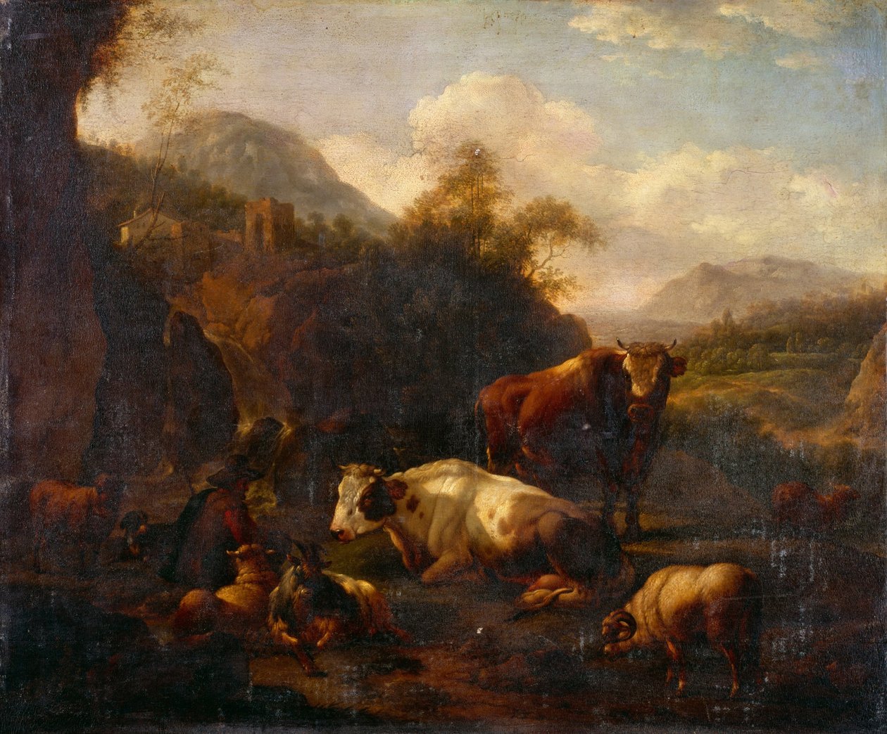 Tájkép alkotó: Johann Heinrich Roos