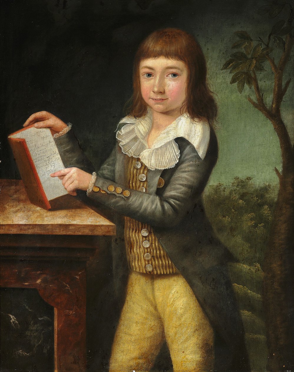 Carl Diderich Tutein portréja alkotó: Johann Jacob de Lose