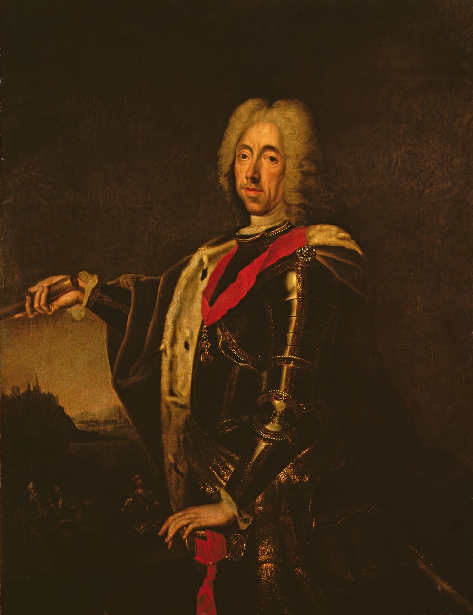 Savoyai Jenő herceg portréja, 1730-as évek alkotó: Johann Kupetzky