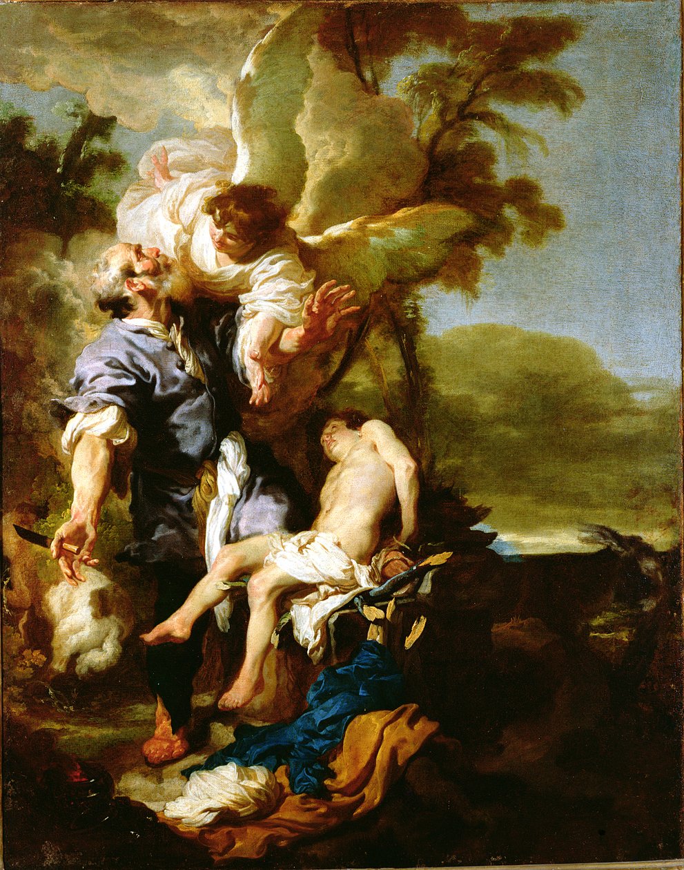 Izsák feláldozása, 1625-26 alkotó: Johann Liss or Lis or von Lys