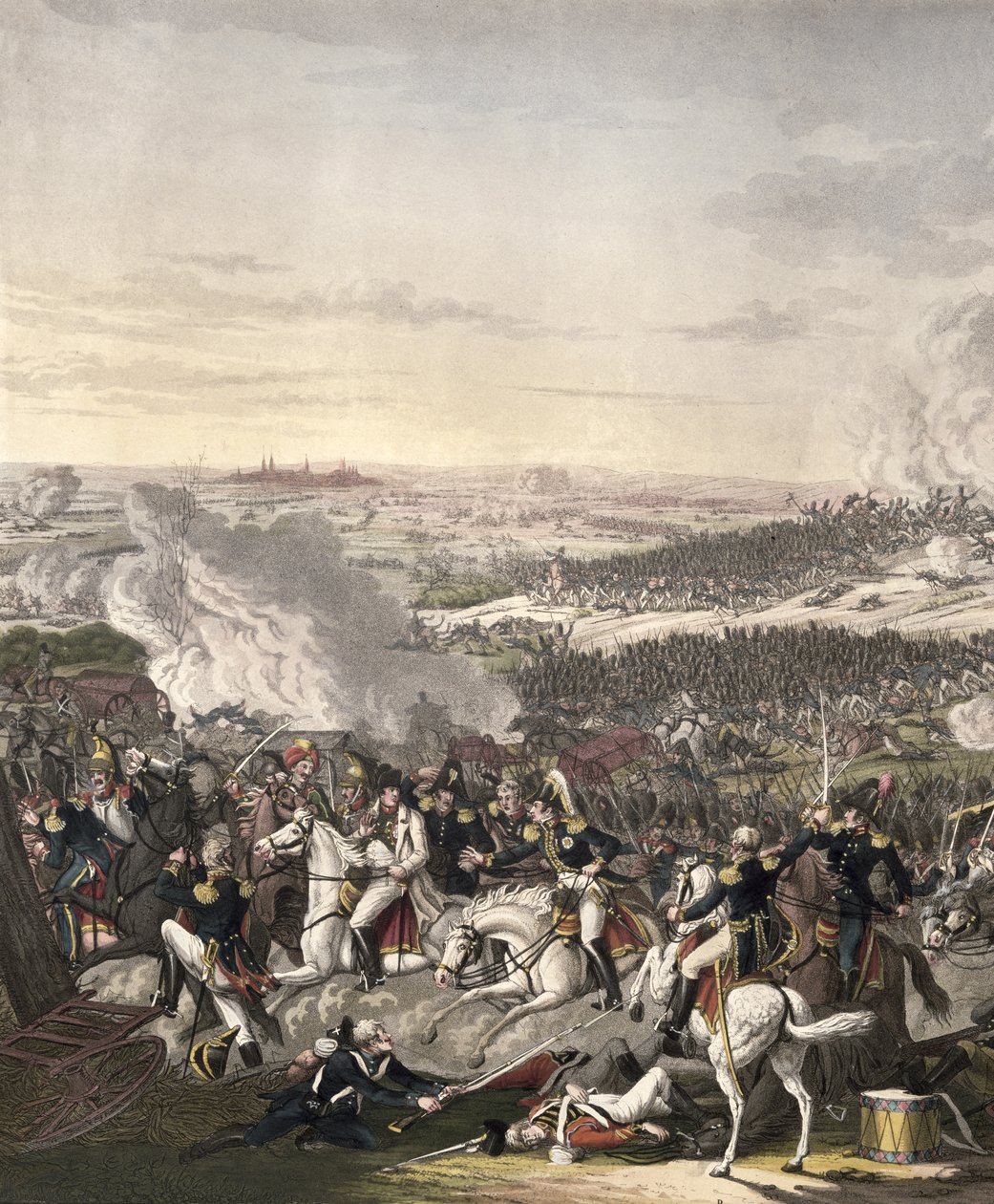Napóleon repülése, Waterloo, 1815. június 18 alkotó: Johann Moritz Rugendas