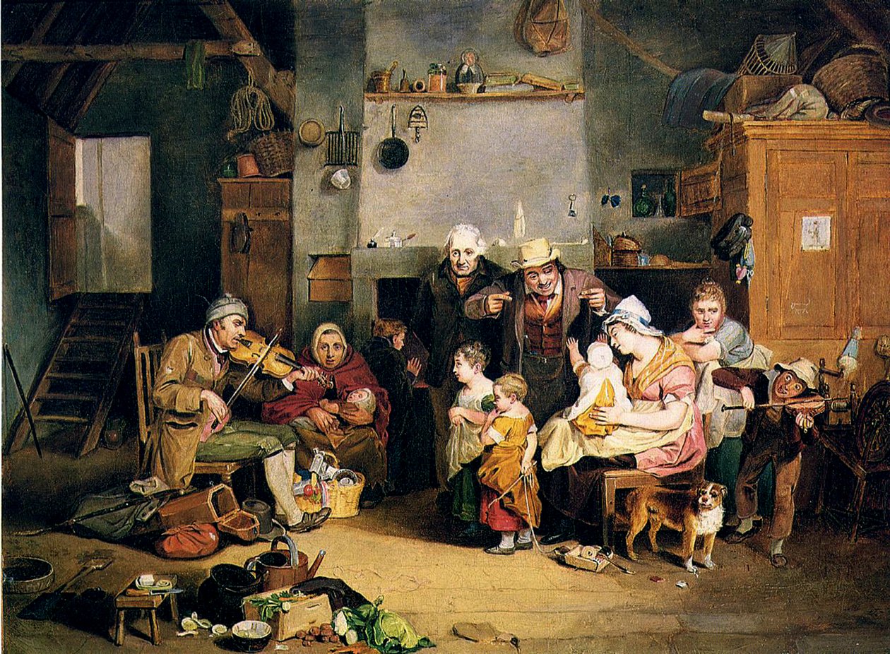 A vak hegedűs, 1812 alkotó: Johann Ludwig Krimmel