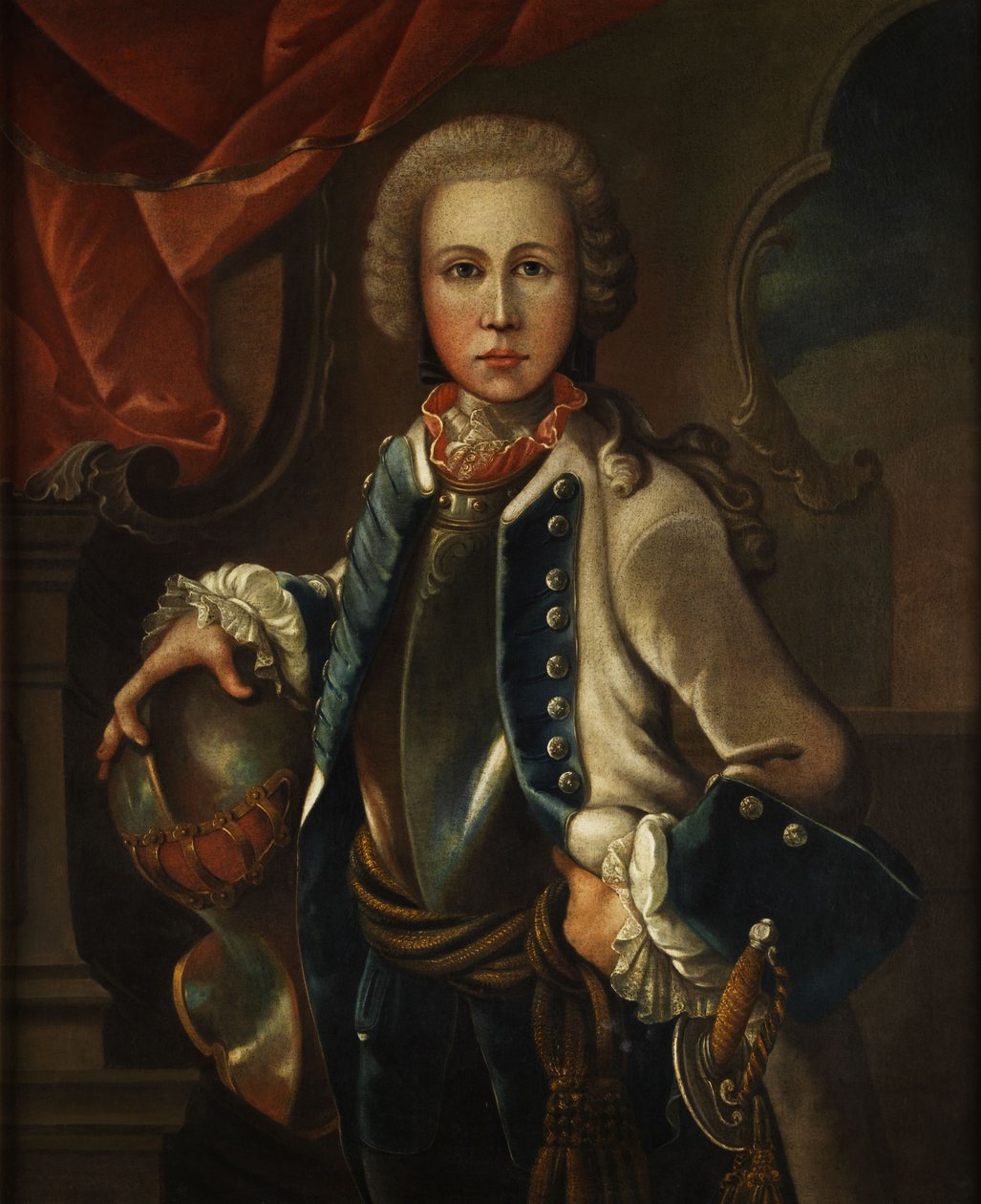 Fiatal nemes portréja alkotó: Johann Michael Franz