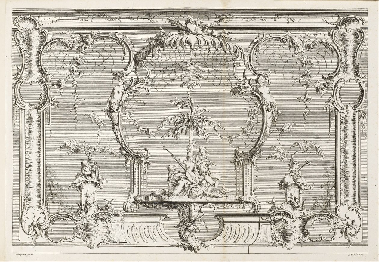 Tervezés a képernyőhöz alkotó: Johann Michael Hoppenhaupt