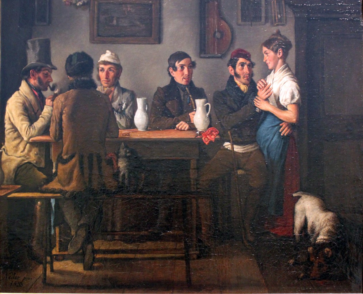 A fogadóban alkotó: Johann Michael Neder