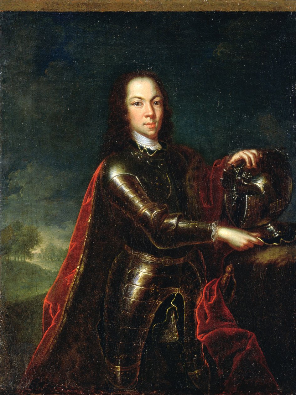 Alekszej Petrovics orosz cár (1690-1718) portréja, 1728 (párt lásd: 347496) alkotó: Johann Paul Luedden