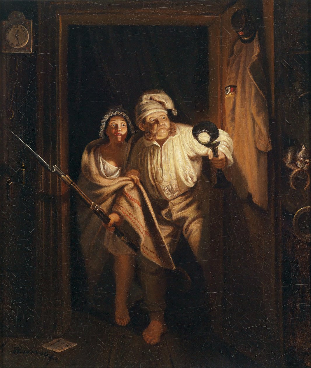 A zavart éjszakai alvás alkotó: Johann Peter Hasenclever