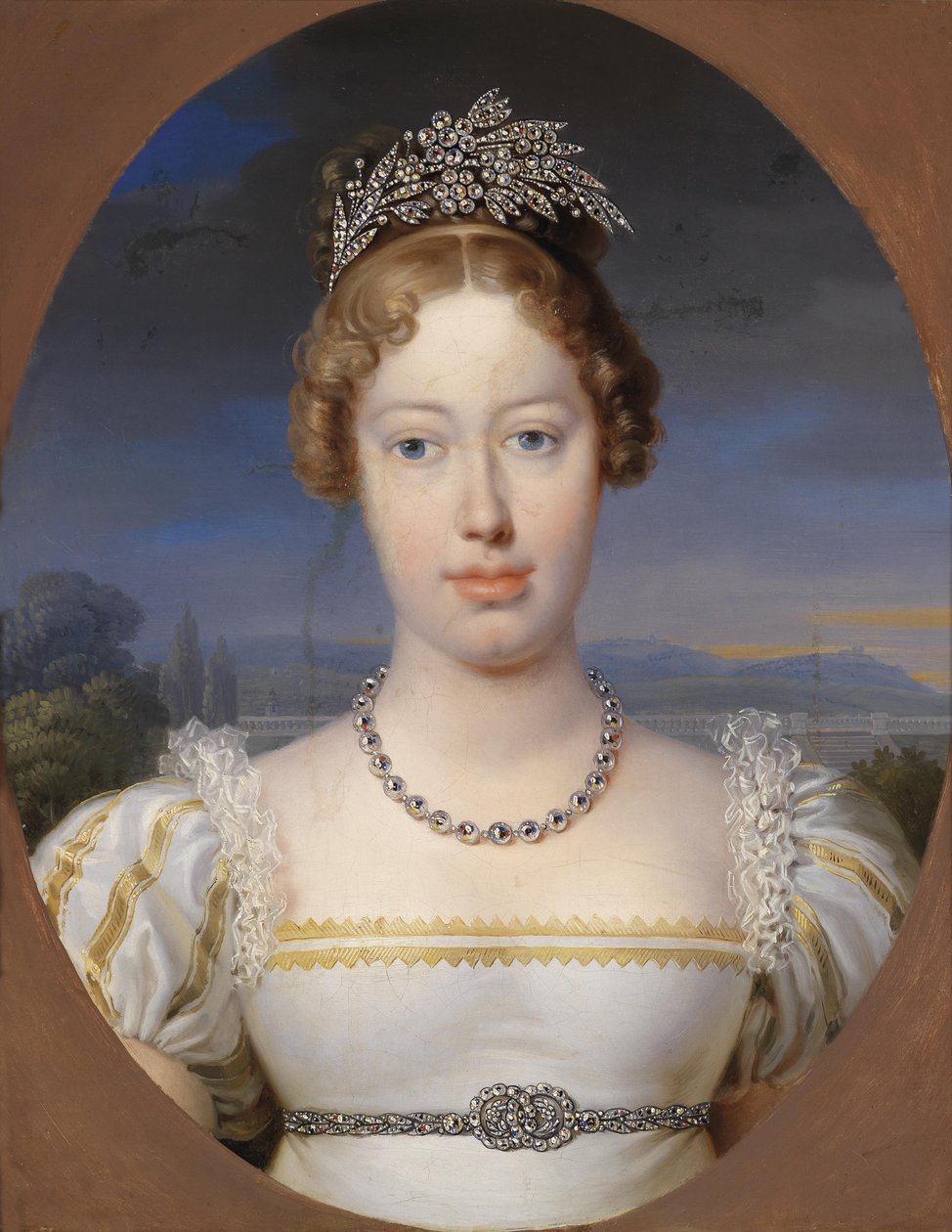 Carolina Ferdinanda osztrák portréja, nem Schleswig-Holstein hercegnője alkotó: Johann Peter Krafft