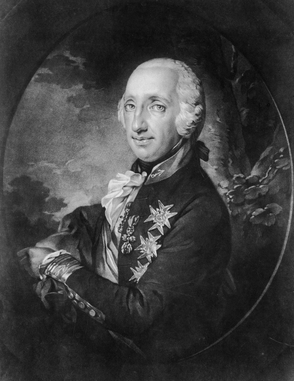 I. Bourbon Ferdinánd, a két Szicília királya alkotó: Johann Peter Pichler