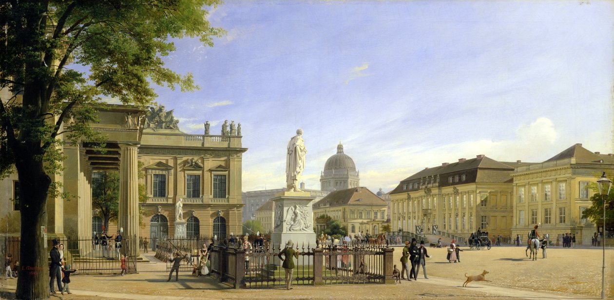 Új őrség, Arzenál, hercegi palota és kastély Berlinben, 1849 (lásd még: 152600) alkotó: Johann Philipp Eduard Gartner