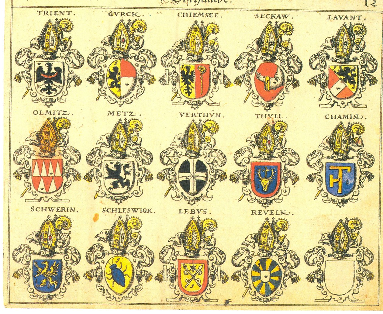 Verduni egyházmegye címere alkotó: Johann Siebmacher