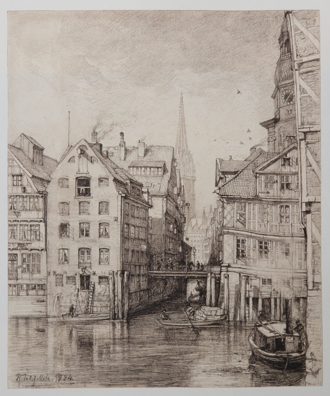 Fleet-beim-Steckelhörn alkotó: Johann Theobald Riefesell