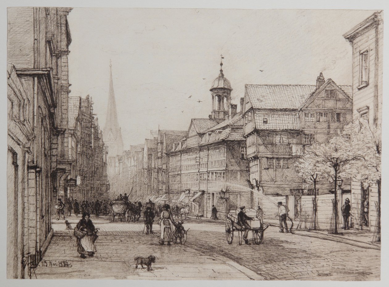 Spitalerstraße alkotó: Johann Theobald Riefesell