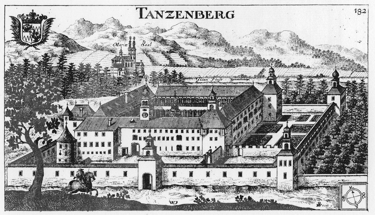 Tanzenberg kastély Sankt Veit an der Glanban / Karintia / Ausztria / Európai Unió alkotó: Johann Weikhard von Valvasor