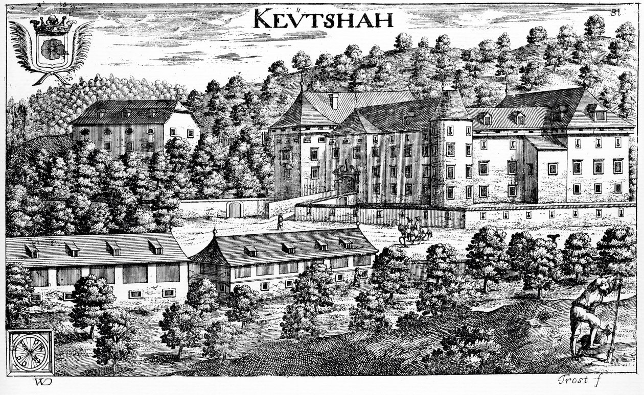 Keutschach vára a karintiai alkotó: Johann Weikhard von Valvasor