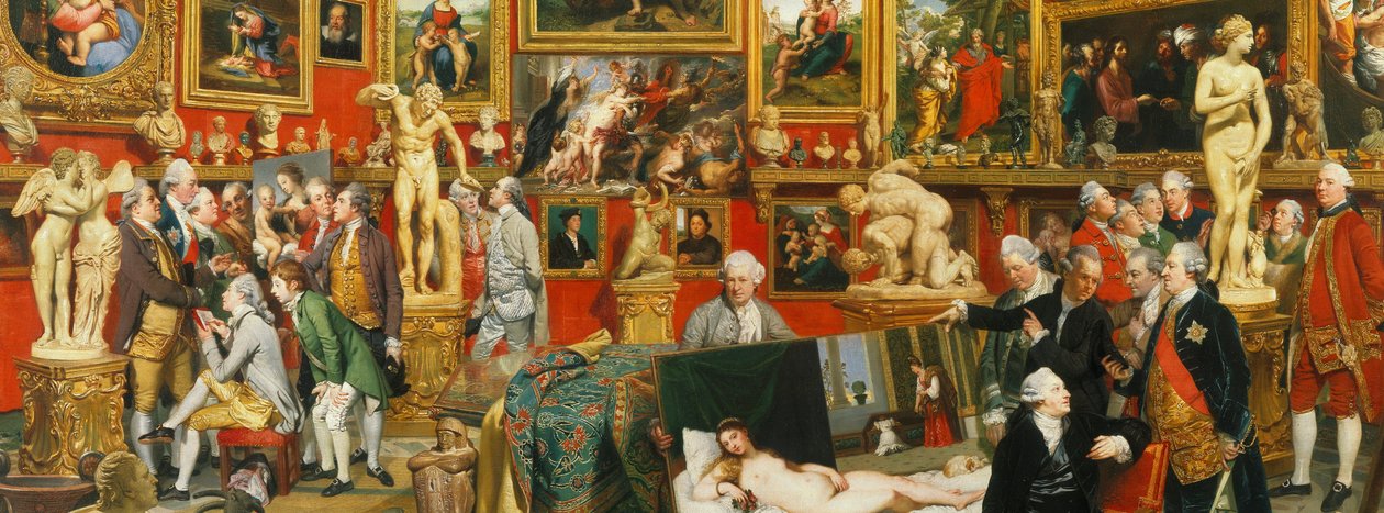 Uffizi tribuna – 3. szint alkotó: Johan Joseph Zoffany