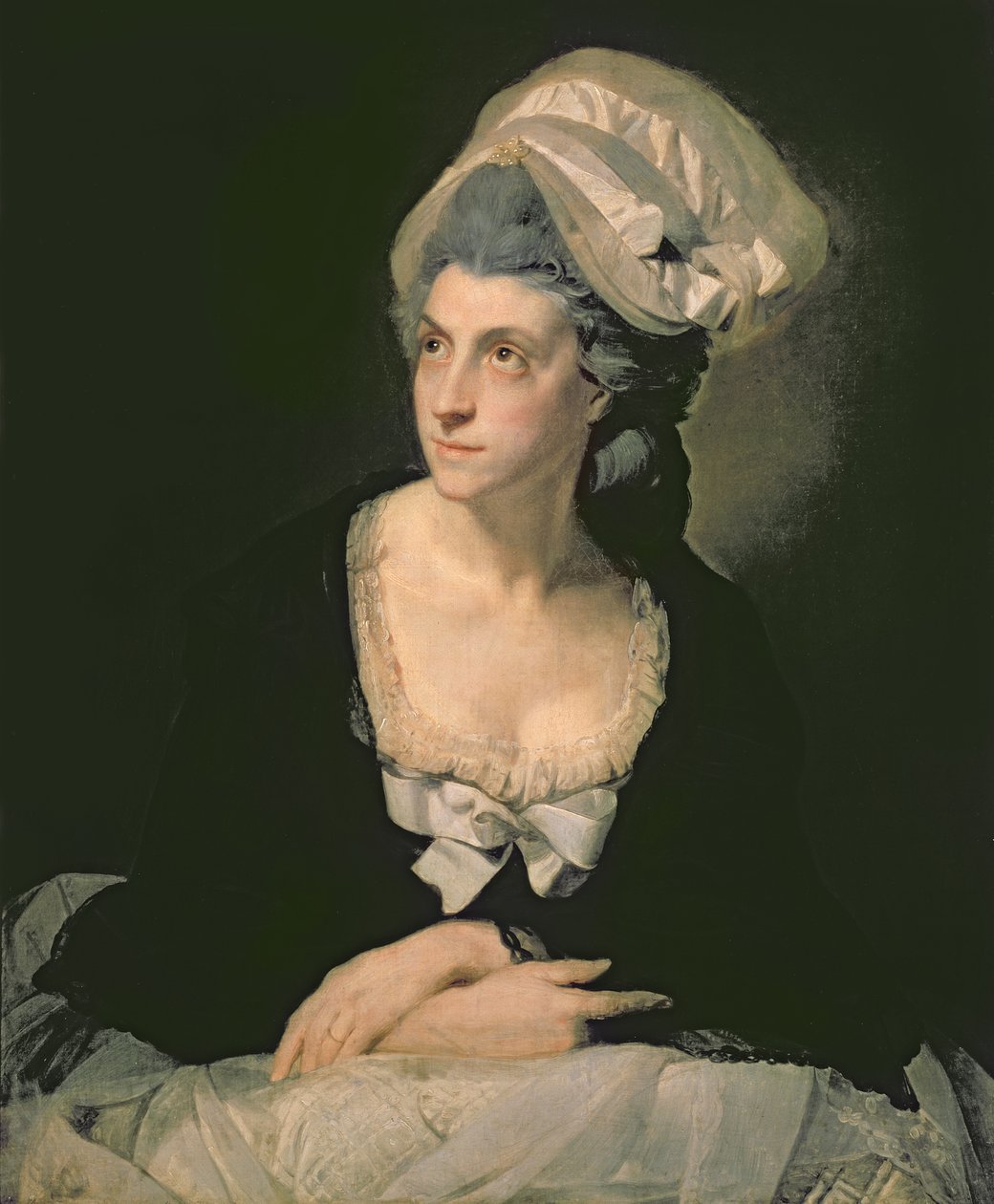 Thomas Mária, a művészfeleség portréja, 18. század alkotó: Johan Joseph Zoffany