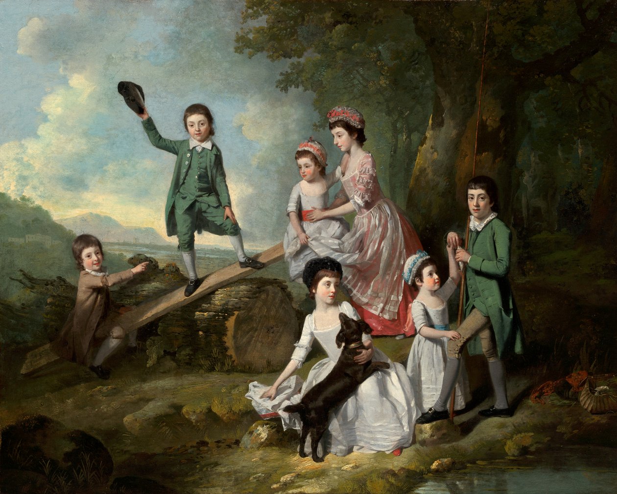 A Lavie -gyerekek alkotó: Johan Joseph Zoffany