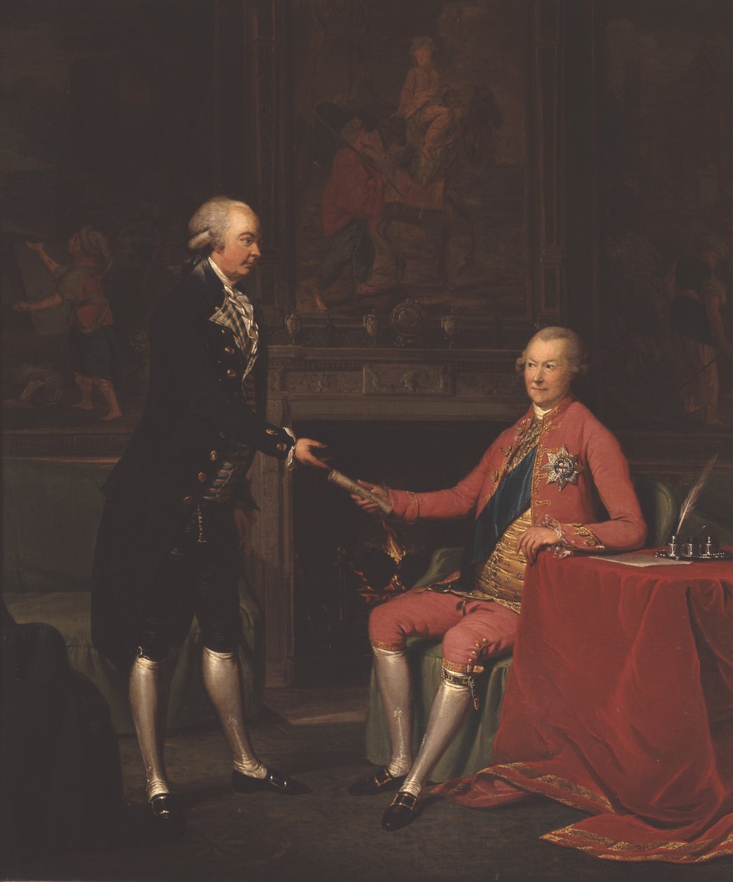 Hugh portréja alkotó: Johann (circle of) Zoffany