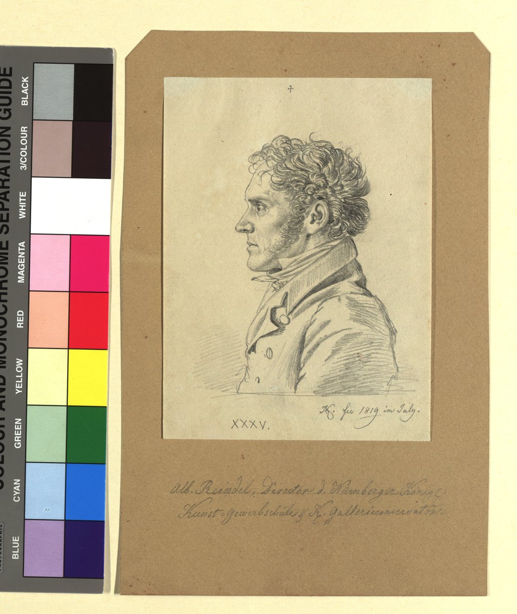 Albert Reindel (1784-1853), rézmetsző alkotó: Johann Adam Klein