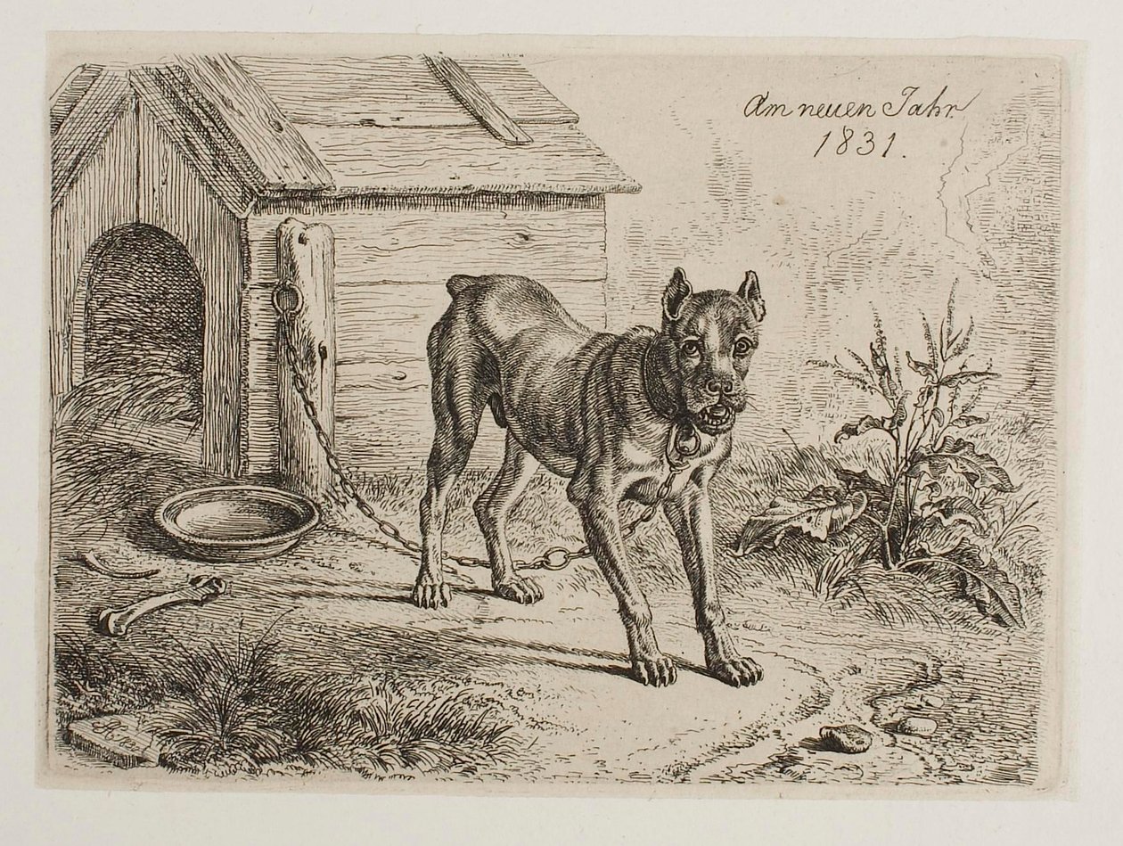 1831. újévén. Dog alkotó: Johann Adam Klein