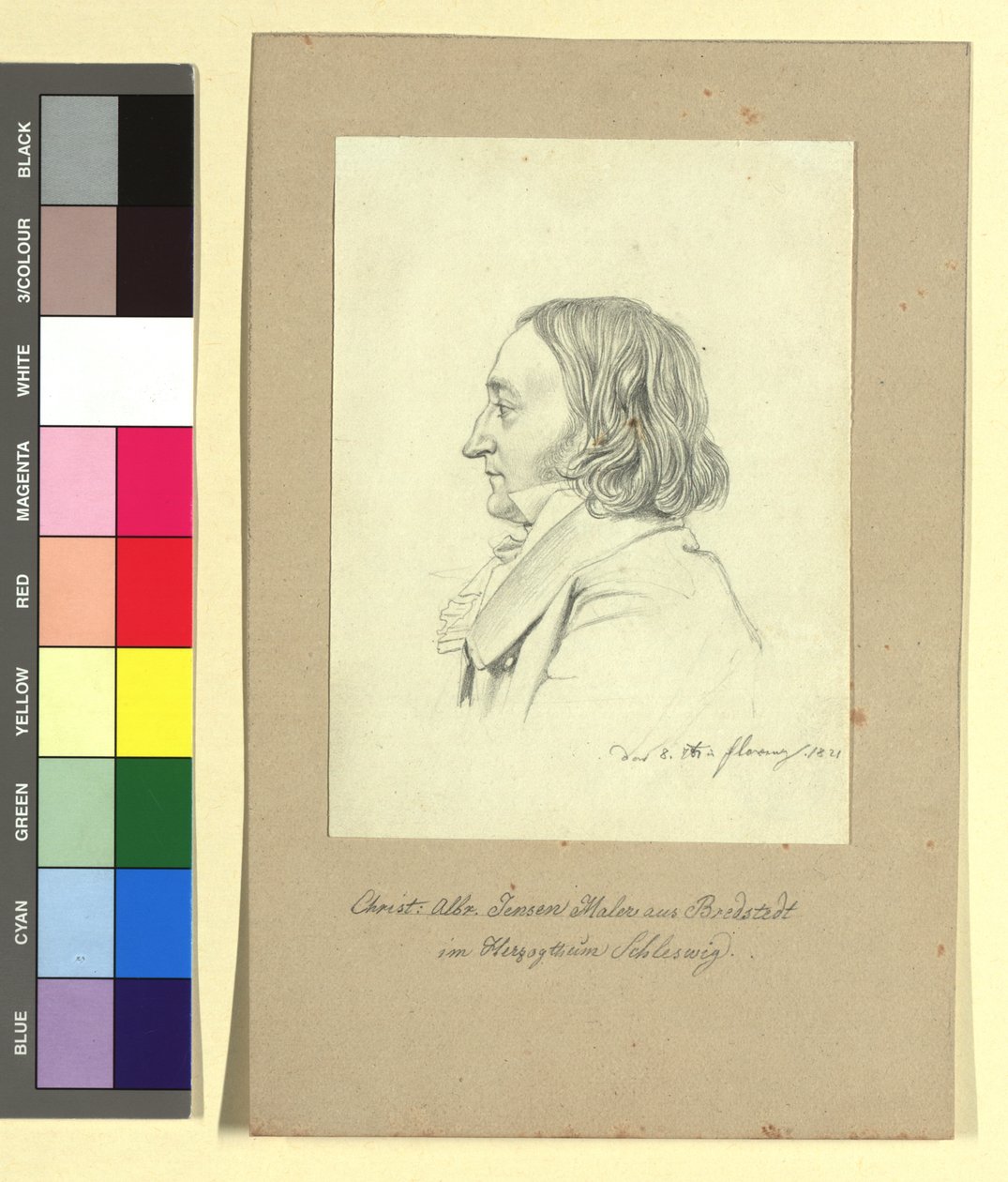 Christian Albrecht Jensen (1792-1870), festő alkotó: Johann Adam Klein