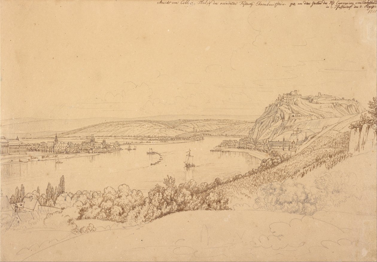 Ehrenbreitstein erőd alkotó: Johann Adam Klein