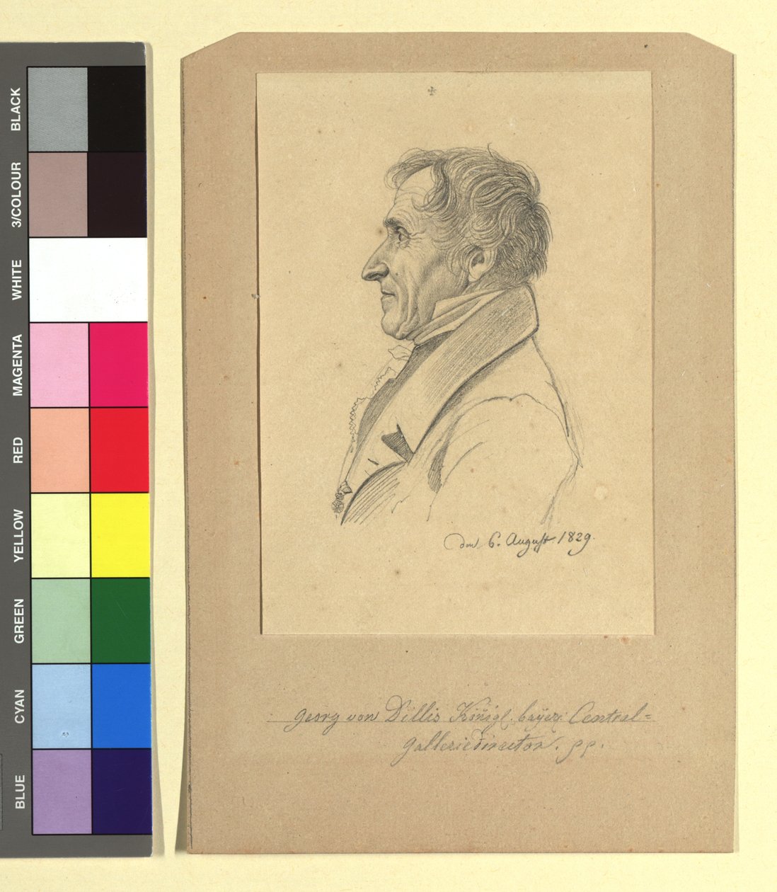 Georg von Dillis (1759-1841), festő, képtárigazgató alkotó: Johann Adam Klein