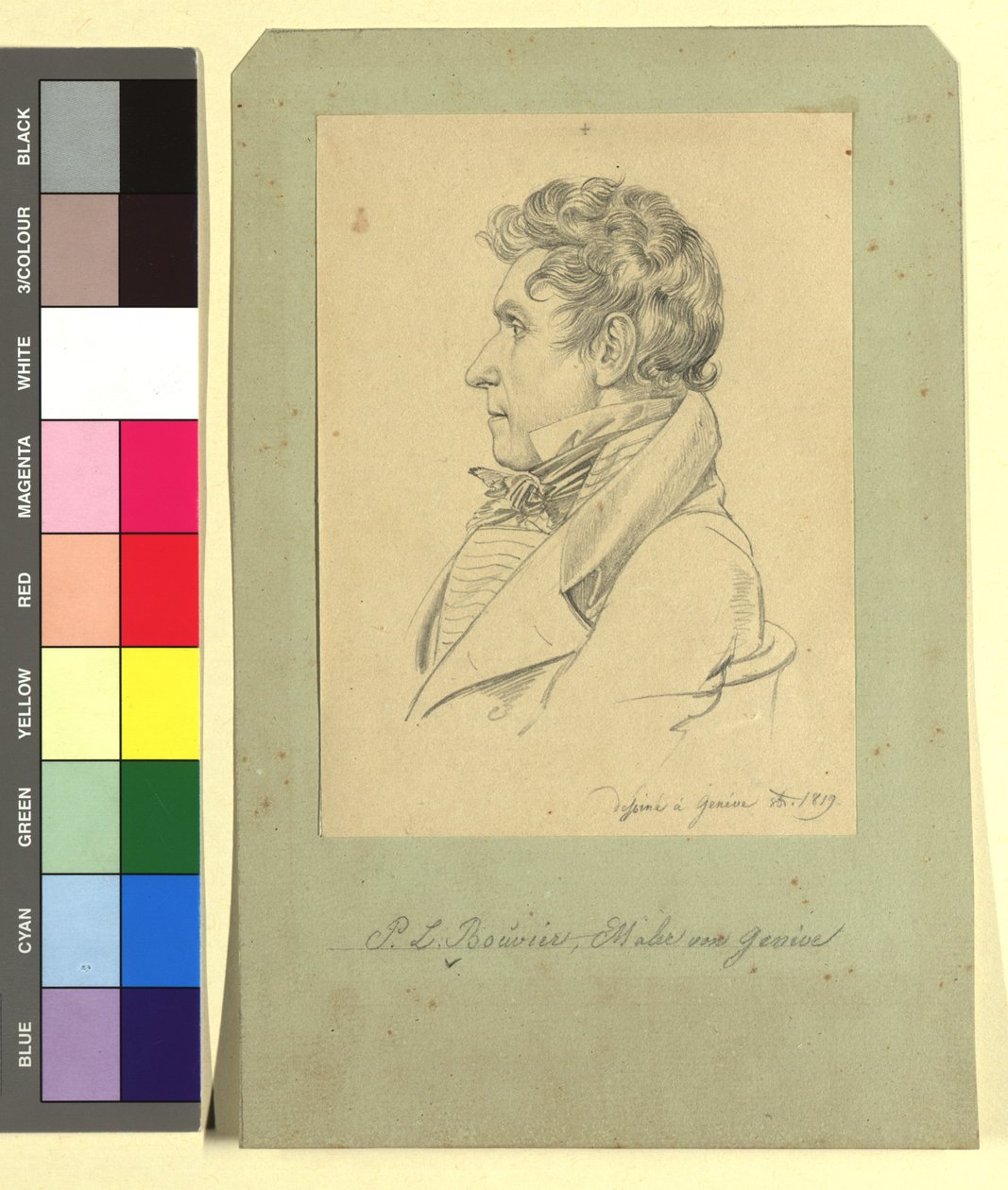 Pierre Louis Bouvier (1766–1836), portréfestő alkotó: Johann Adam Klein