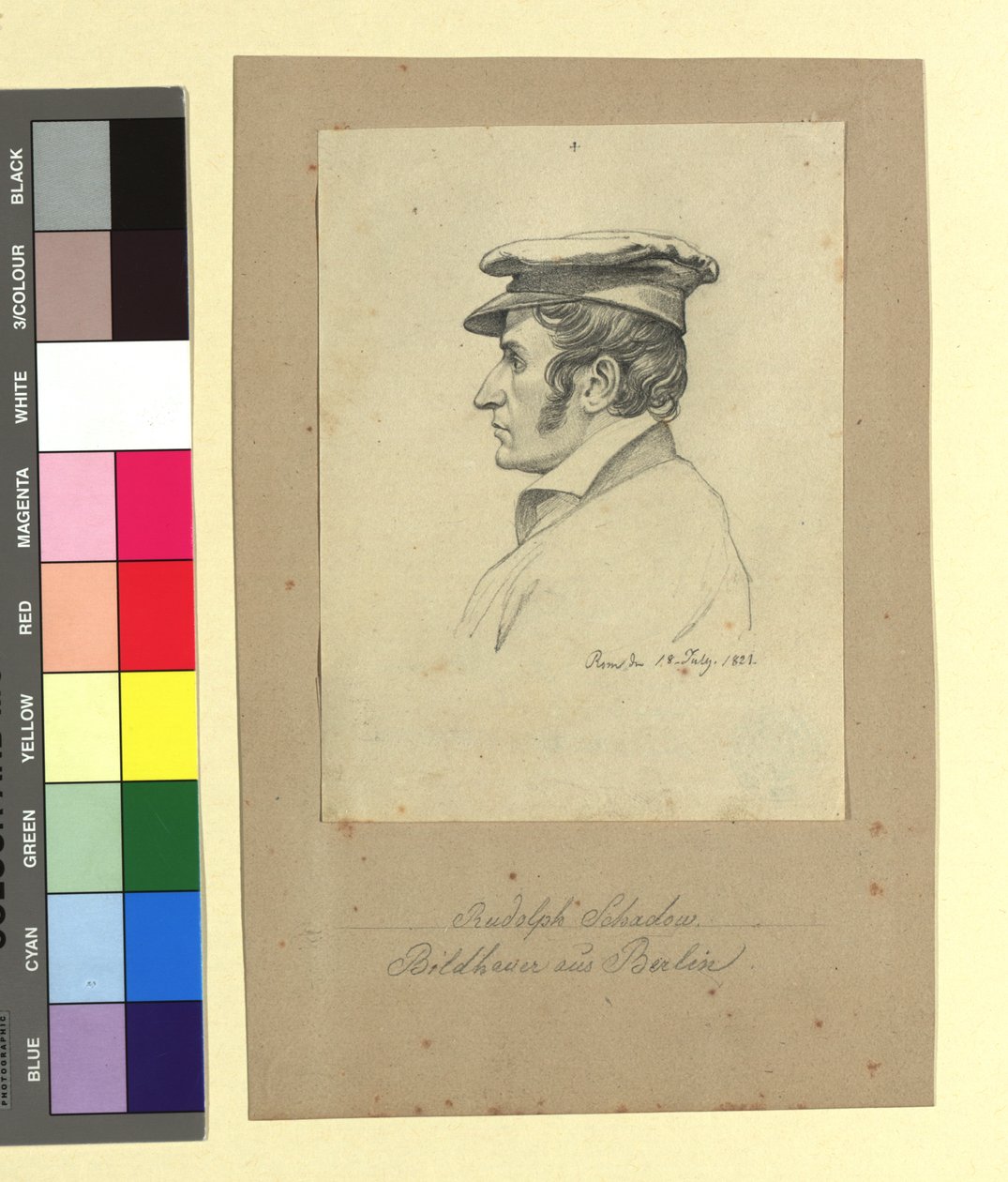Rudolf Schadow (1786–1822), szobrász alkotó: Johann Adam Klein