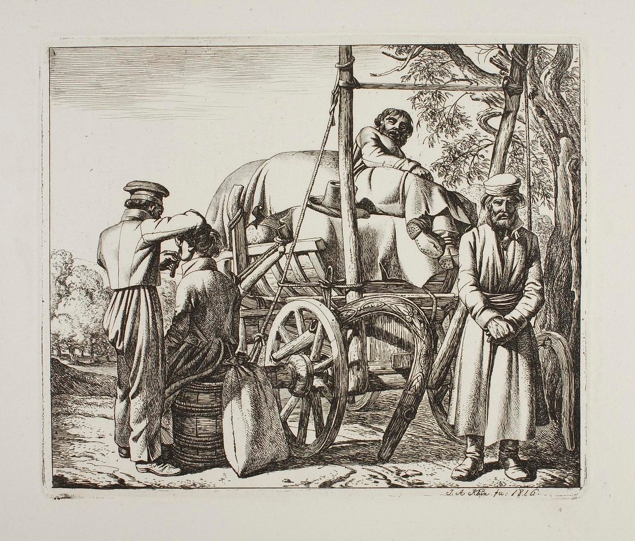 Orosz hadsereg alkotó: Johann Adam Klein