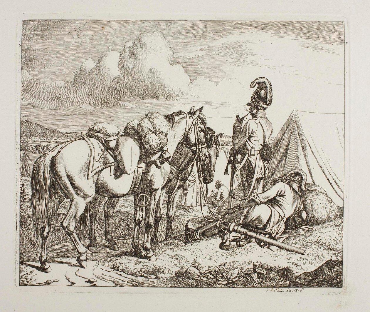 Orosz hadsereg alkotó: Johann Adam Klein