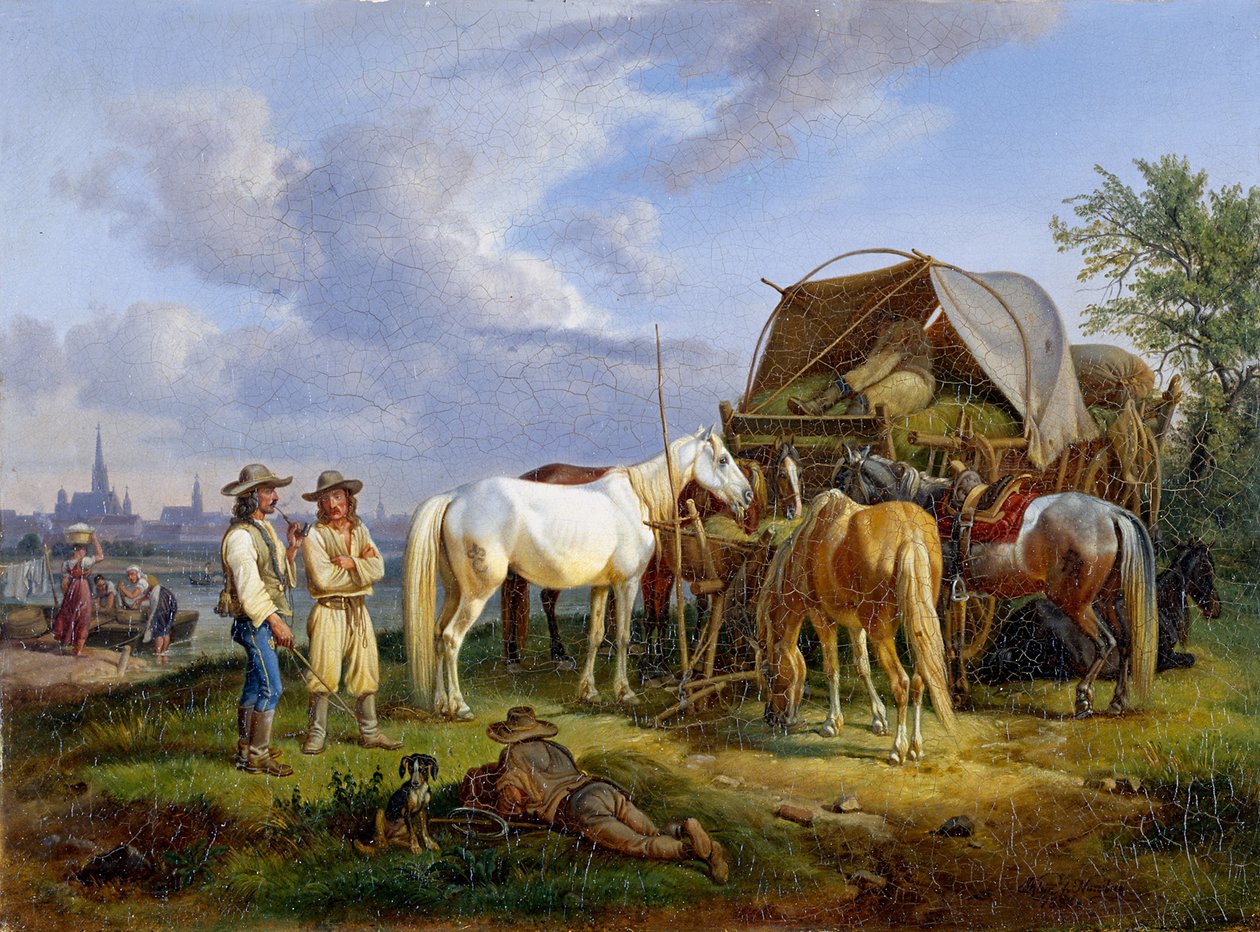 Magyar fuvarosok alkotó: Johann Adam Klein