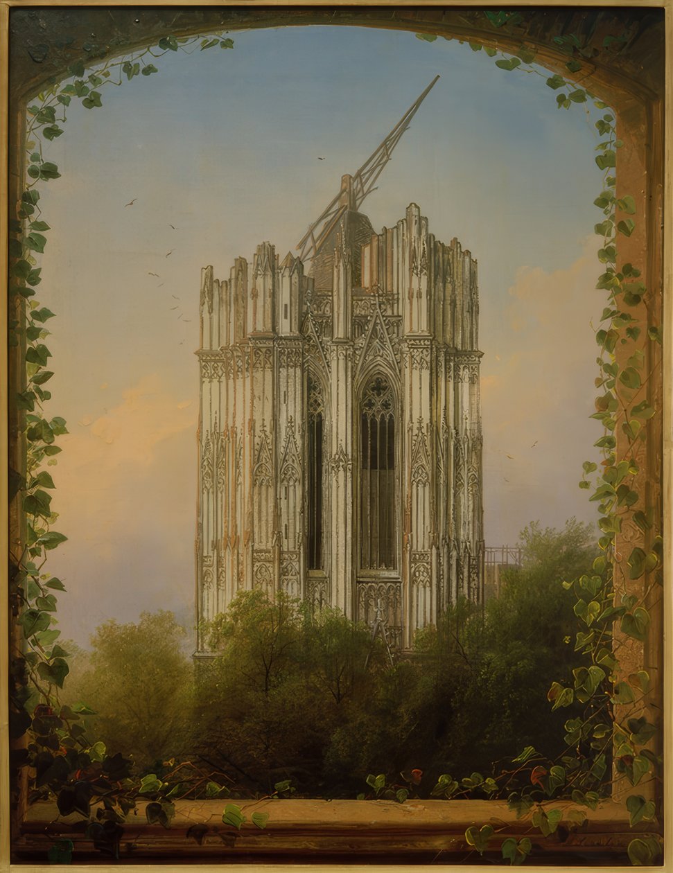 Befejezetlen déli torony alkotó: Johann Adolf Lasinsky