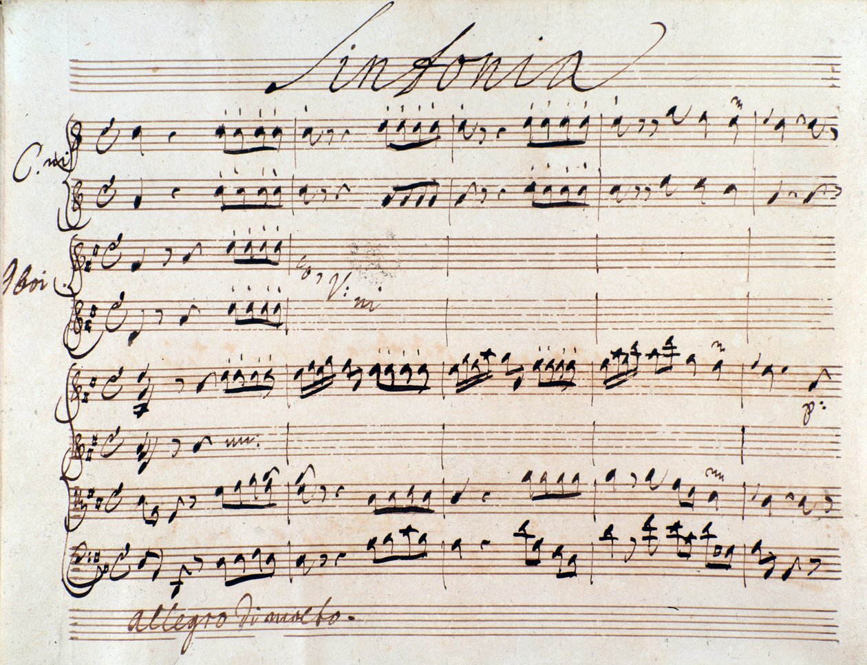 J A Hasse Adriano in Siria című kottájának első oldala (1752) alkotó: Johann Adolph Hasse