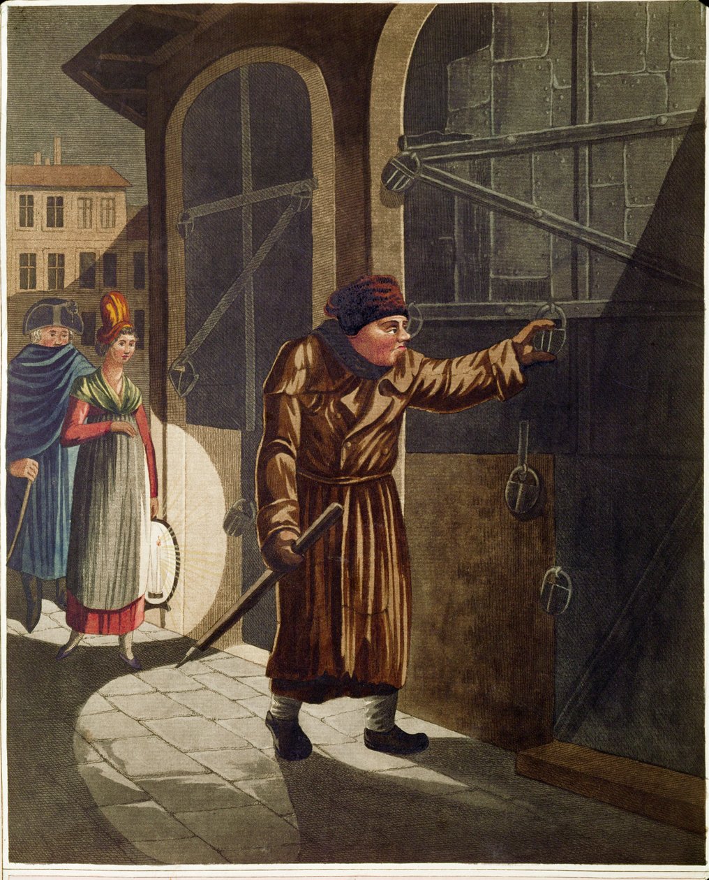 Az éjjeliőr, a bécsi típusok sorozatából ... alkotó: Johann Adolph Opitz