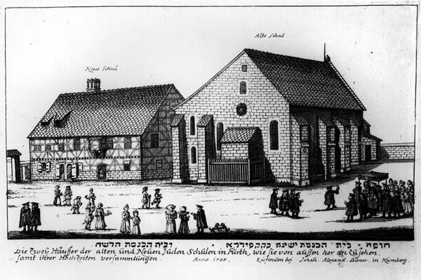 Új és régi zsidó iskolák, Nürnberg, 1705 alkotó: Johann Alexander Boener