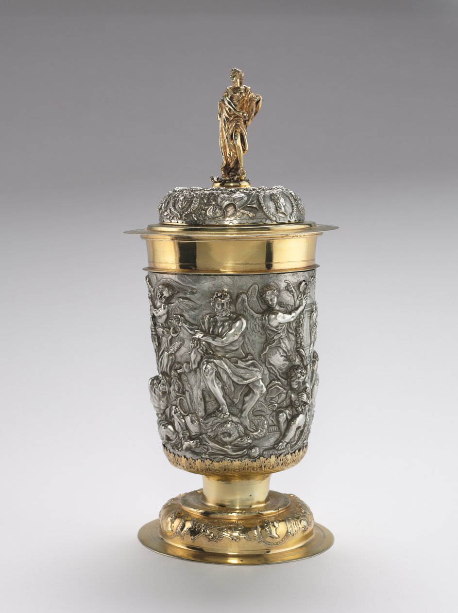 Fedett pohár, 1688 alkotó: Johann Andrea Thelot
