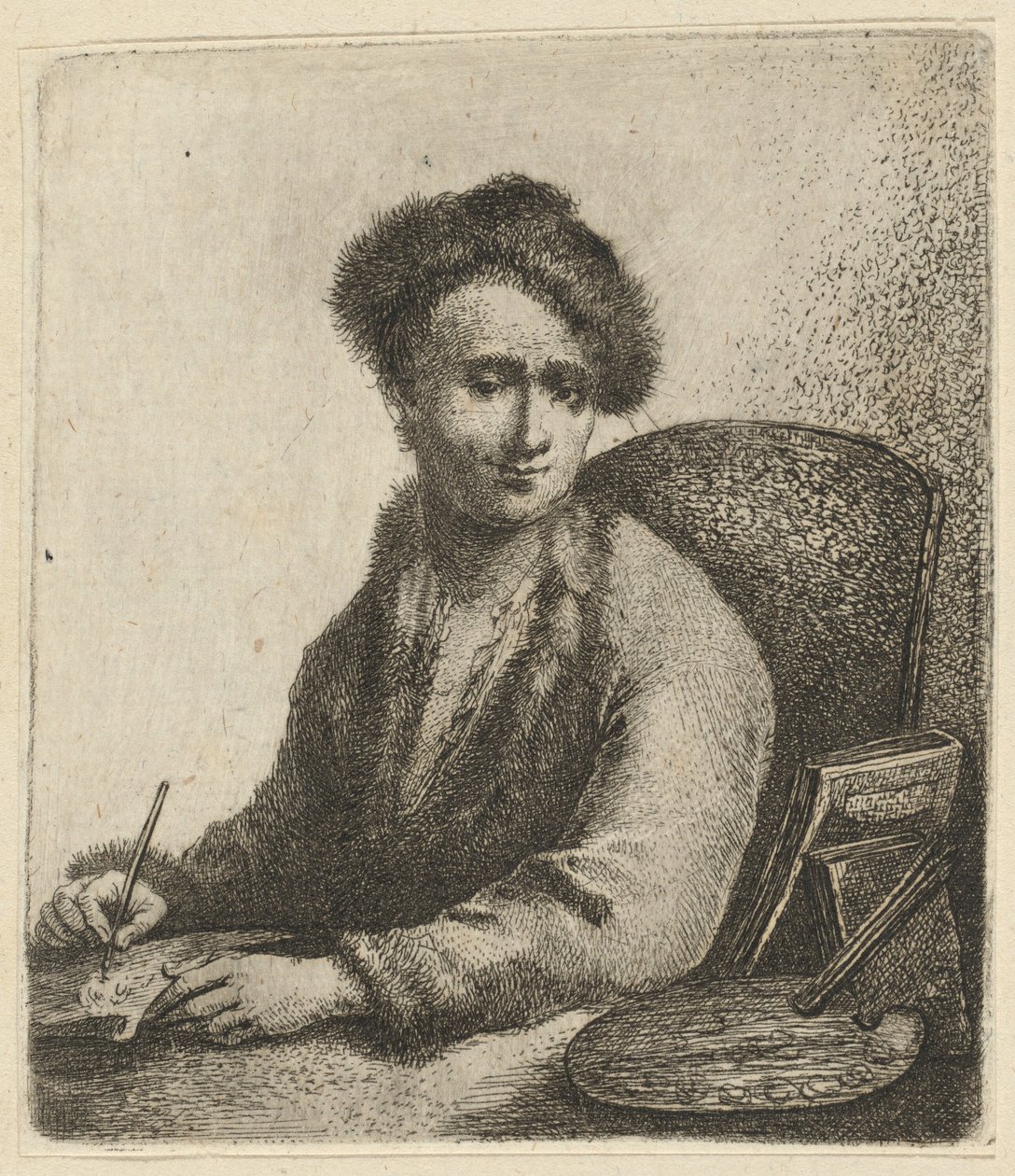 Önarckép alkotó: Johann Andreas Benjamin Nothnagel