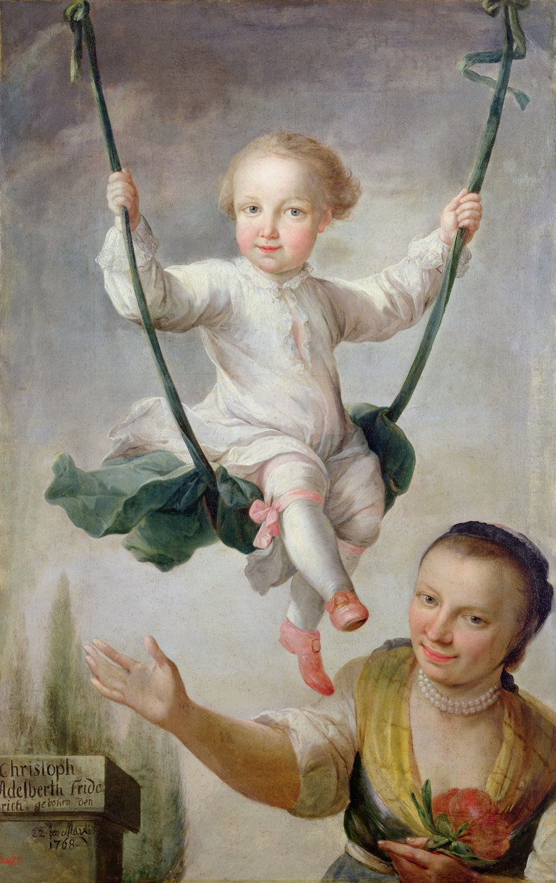 Christoph Adalbert Friedrich von Stein hintán, 1768 alkotó: Johann Andreas Herrlein