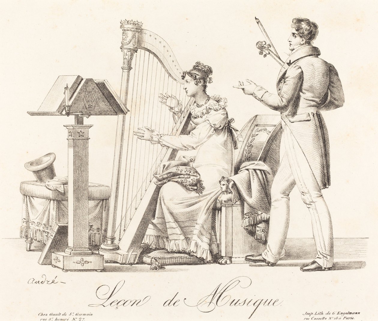Zenei lecke alkotó: Johann Anton André