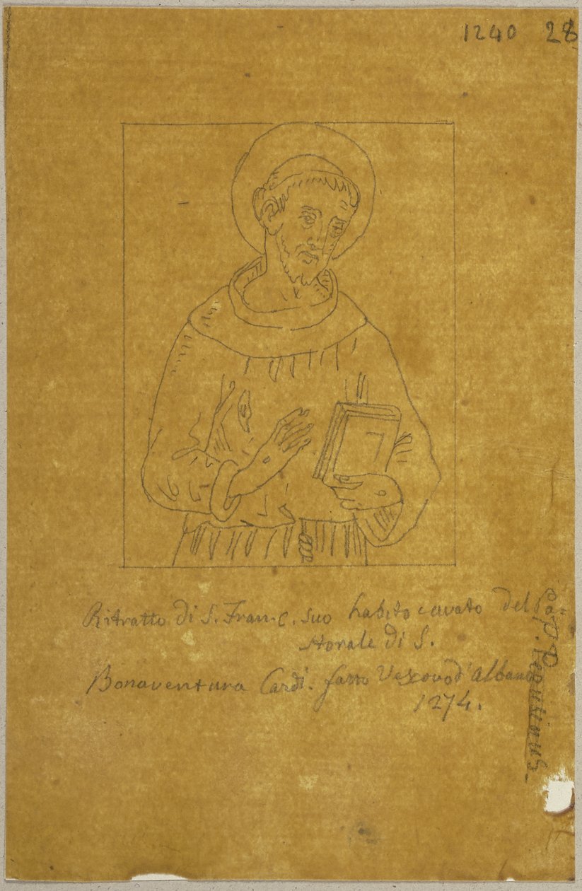 Aus: Sammlung von Umrissen und Durchzeichnungen, Band 2, Blatt 110 alkotó: Johann Anton Ramboux