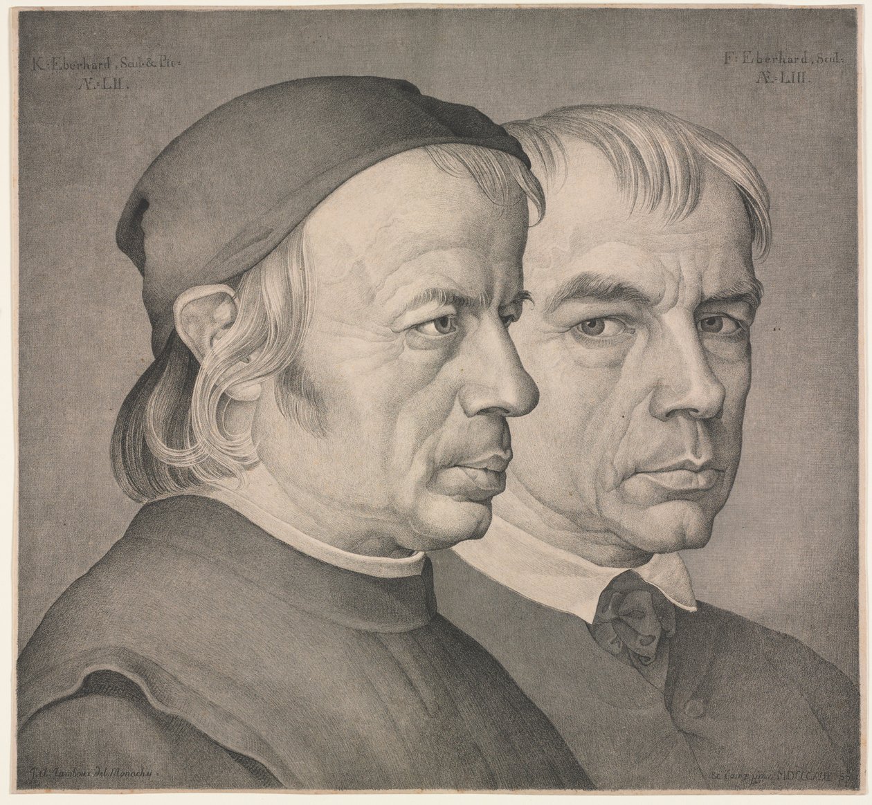 Az Eberhard testvérek alkotó: Johann Anton Ramboux