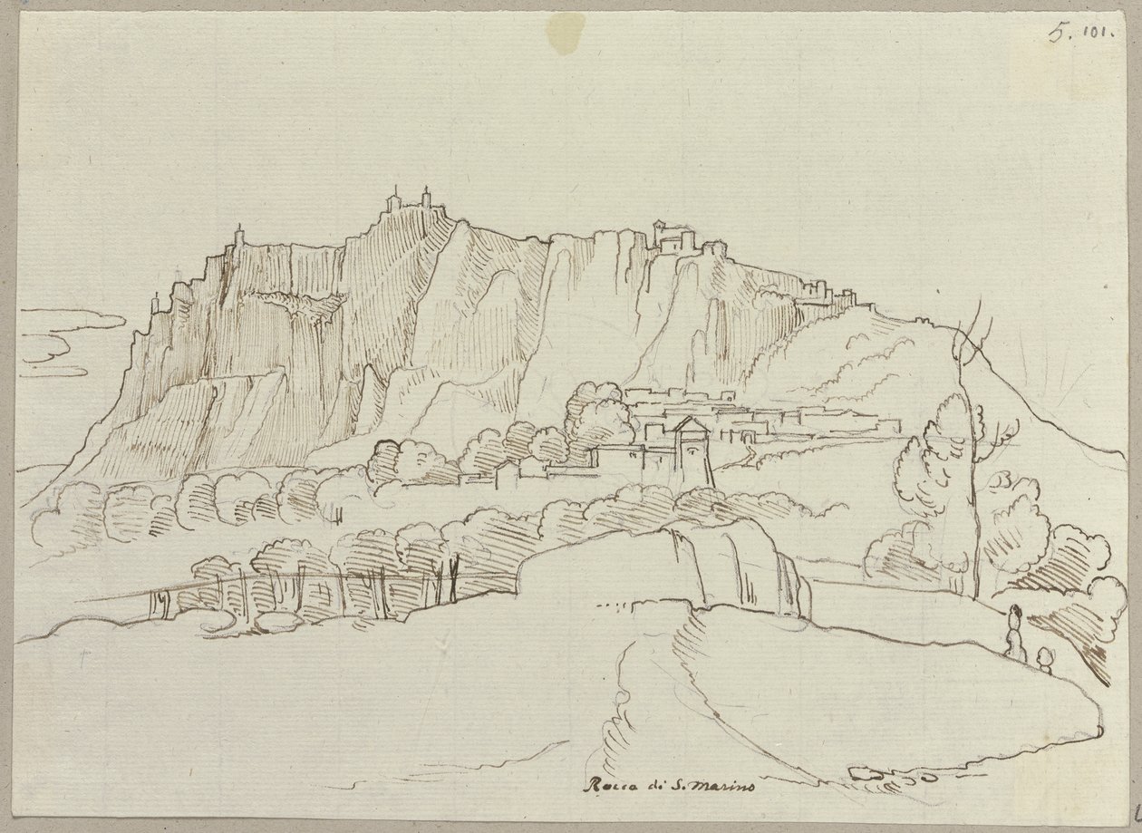 San Marino Köztársaság alkotó: Johann Anton Ramboux