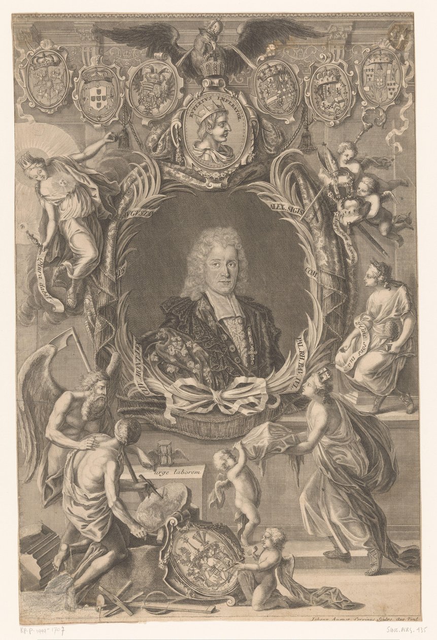 Alexander Sigismund Paltsgraaf van Neuburg portréja alkotó: Johann August Corvinus