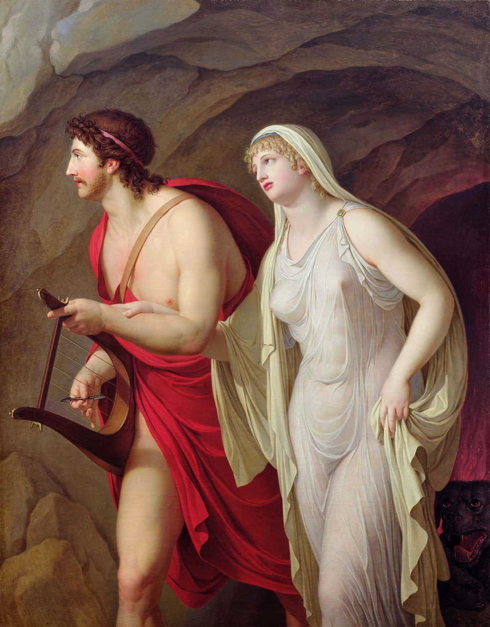 Orpheus és Eurydice, 1807 alkotó: Johann August Nahl the Younger