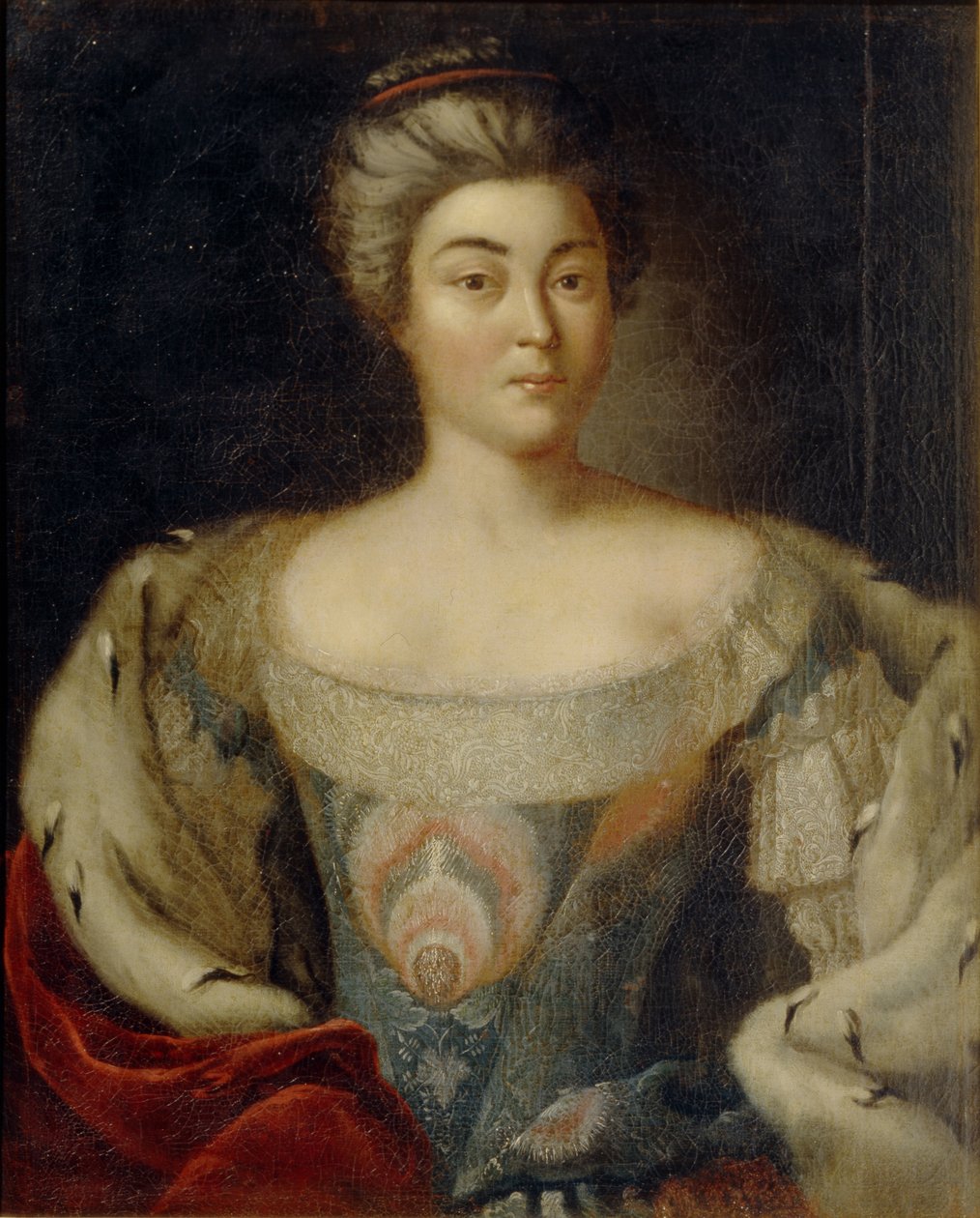 Alexandra Kurakina hercegnő portréja, született Panina 1711-1786 alkotó: Johann Balthasar Frankart