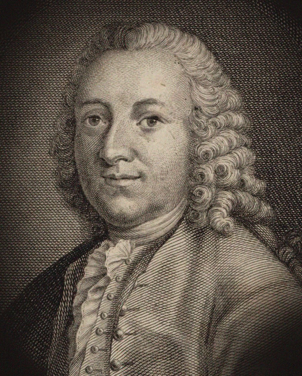 Frantisek Tuma zeneszerző portréja 1704-1774, 1770. alkotó: Johann Balzer
