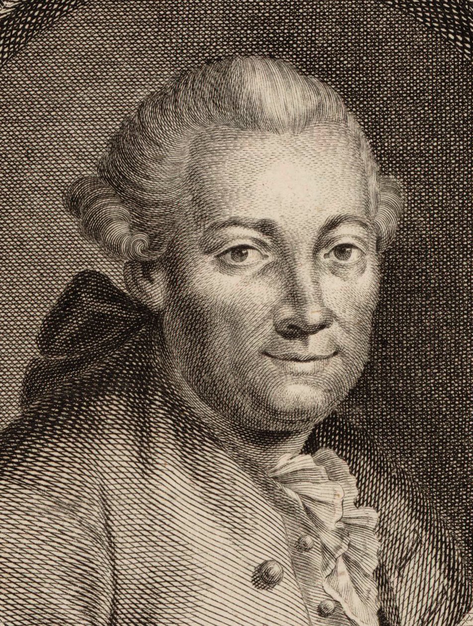 Florian Leopold Gassmann zeneszerző portréja 1729-1774, 1780. alkotó: Johann Balzer