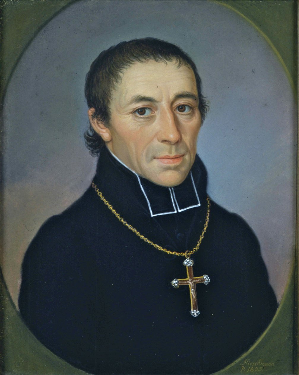 Petrus Pustet püspök, Eichstätt alkotó: Johann Baptist Hirschmann